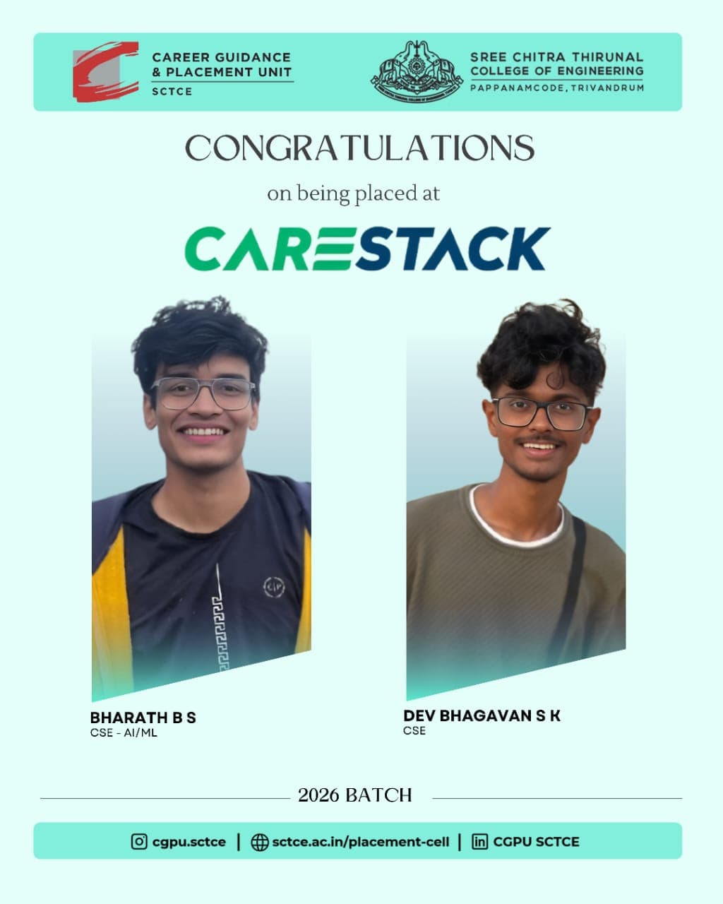 CareStack placement poster